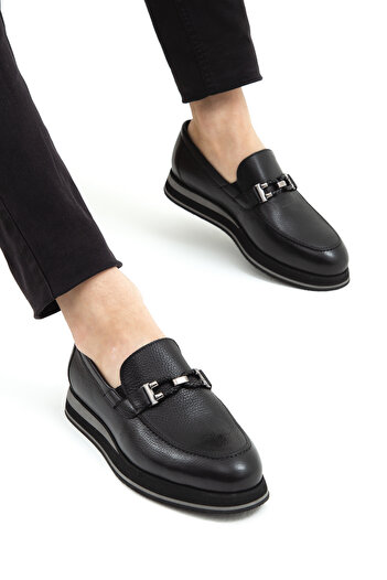 Tamer Tanca Men's Genuine Leather Loafer Shoes 708 4503 Erk Ayk Sk22/23