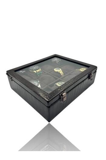 Dijital Çarşı Diji 12 Pcs Crocodile Coffee Watch Box