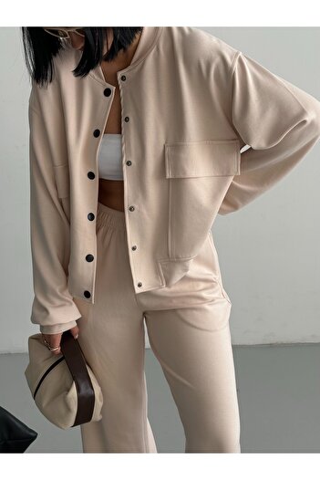 Diviny Snap Modal Tracksuit Set