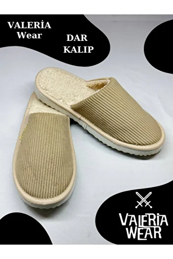 Vwear Papuci unisex din catifea din lana - jumatate din piele si talpa anti-alunecare
