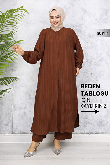 ASİLNUR Brown Merve Hajj and Umrah Double Suit