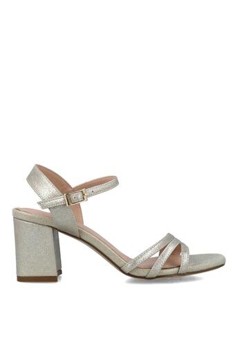 MENBUR WOMEN SHOES GOLD SANDAL, MID HEEL, WITHOUT PLATFORM