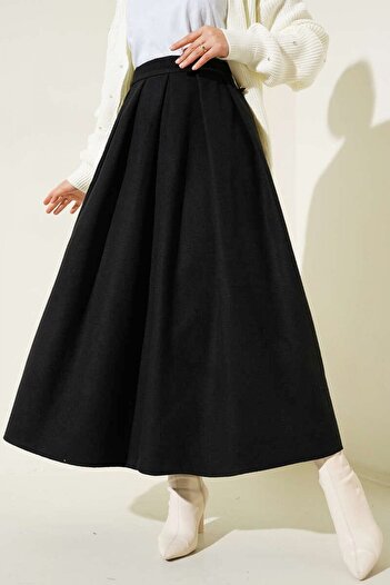 Modamorfo Pleated Stitch Skirt