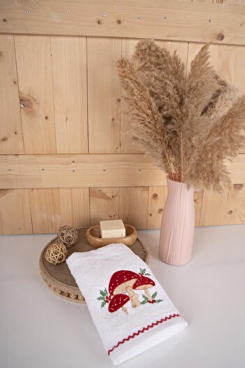 Baveno 45X70 cm Embroidered Patterned Set of 2 Towels - 100% Cotton Baveno