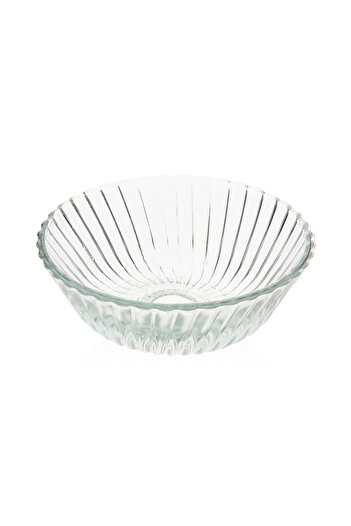 Vidrex Transparent Maya Glass Bowl - 11 cm