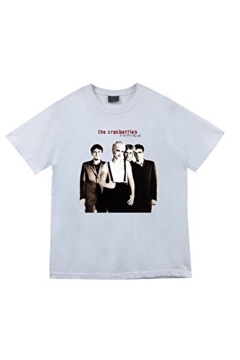 fame-stoned Μπλουζάκι Unisex White The Cranberries με στάμπα