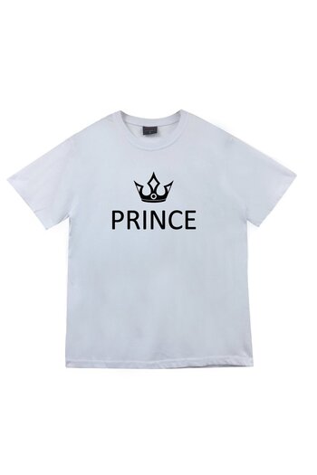fame-stoned Prince Prince Printed Unisex 100% βαμβακερό λευκό μπλουζάκι