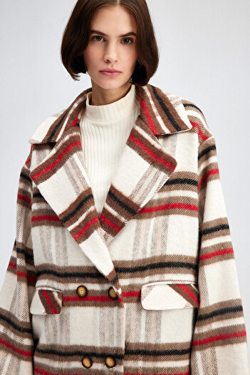 Touché Privé PLAID COTTON COAT