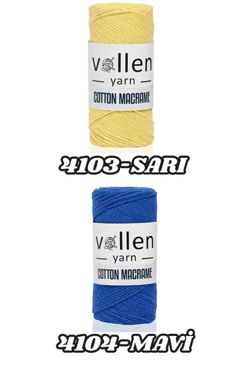 vollen yarn Premıum Koton Pamuk Makrome Ipi,2mm Pamuk Zincir Makrome,supla,çanta Ipi,gri