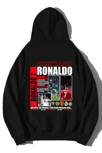 New Shine Unisex Oversize Cristiano Ronaldo Hoodie