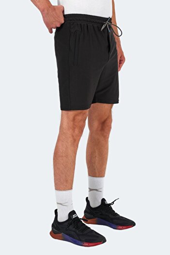 Slazenger OGNIA Erkek Cepli Fıtness Siyah Şort
