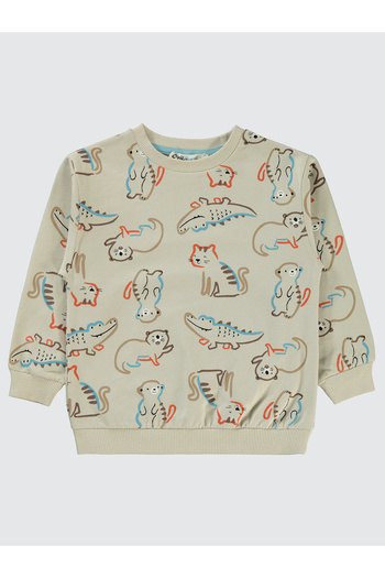Civil Boys Erkek Çocuk Sweatshirt 2-5 Yaş Mavi