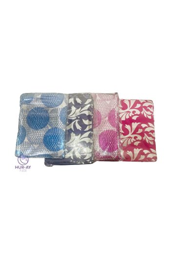 HUR-AY PACK 20x25 см - 50 штук Металізована подарункова упаковка з стрічкою - Сумка для шарфів і хусток