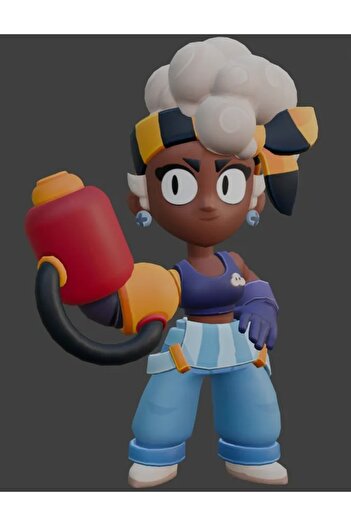 Giftbox3d Brawl Stars Maisie Character Figure 20 cm
