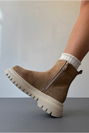 Mupa Shoes Kadın Bot VİZON SÜET