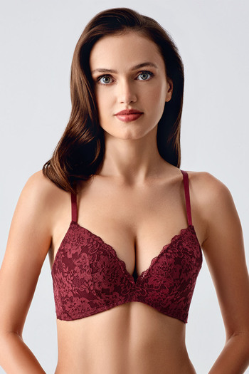 NEWBRA LINGERIE Women's Supported C Cup Lace Bra, 341799