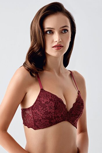 NEWBRA LINGERIE Women's Supported C Cup Lace Bra, 341799