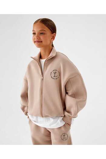 MOW Kids La'ciel Paris Unisex Fermuarlı İnce Şardonlu Alt Üst Takım