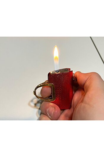 İNDİRİM CENTER Yeni Trend Kadınlara Özel Hediyelik Şık Tasarım Çanta Şeklinde Gazlı Çakmak