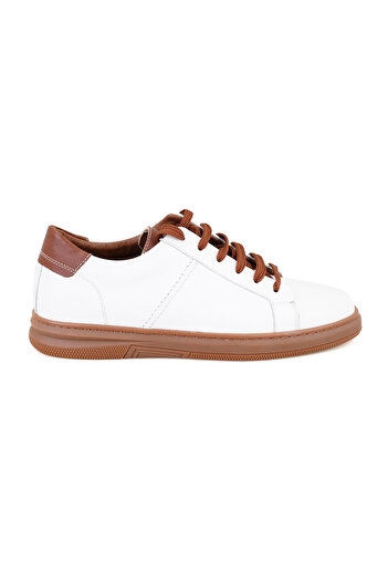 Desa Seth White Men's Leather Sneakers