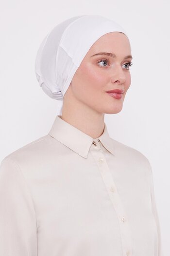 Levidor White Silicone Non-Slip Bonnet