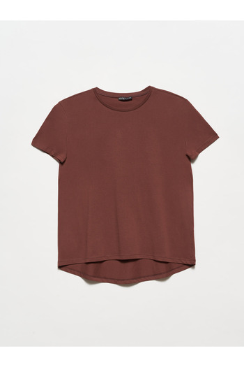 Dilvin Crew Neck Basic T-Shirt 3471