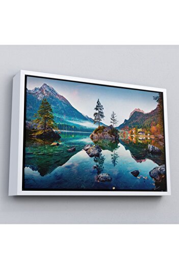 indispensablely Framed Hintersee Lake Germany Decorative Canvas Wall Painting-3563