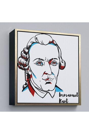 indispensablely Framed Immanuel Kant Decorative Canvas Painting-5820