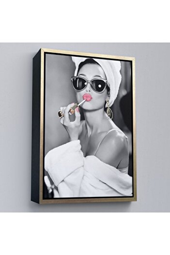 indispensablely Framed Audrey Hepburn Canvas Painting-5103