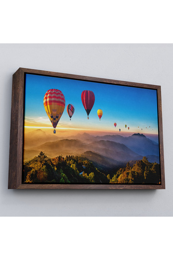 indispensablely Framed Air Balloons Decorative Canvas Wall Painting-3580