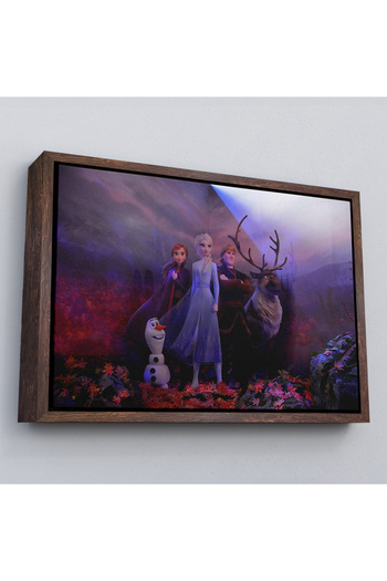 indispensablely Framed Disney Animation Frozen 2 Characters Decorative Painting-3685