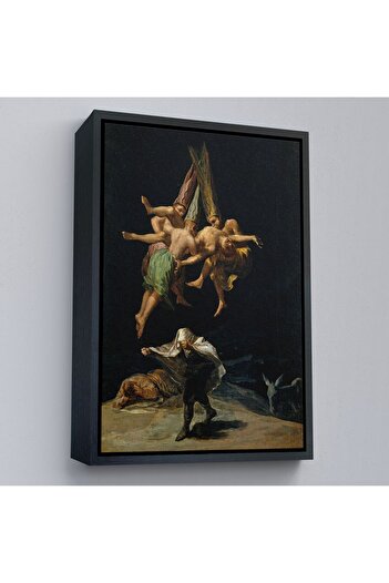 indispensablely Framed Flight of the Witches Wall Painting, Witches Flight-6173