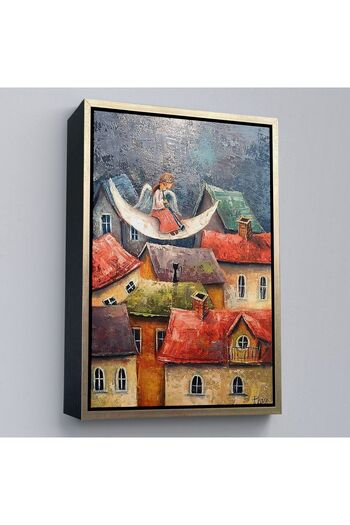indispensablely Framed Angel of the Night Decorative Wall Painting-6244