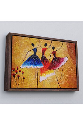 indispensablely Framed Spanish Dance Oil Painting View Decorative Canvas Wall Painting-3488