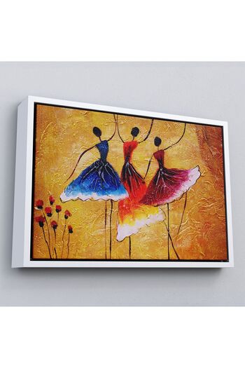 indispensablely Framed Spanish Dance Oil Painting View Decorative Canvas Wall Painting-3488