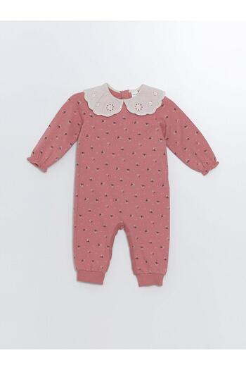 LC Waikiki Lcw Baby Bebe Collar Baby Girl 2 Yarn Jumpsuit