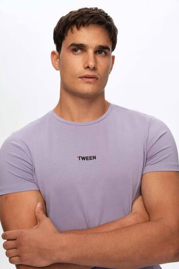 Tween Lila %100 Pamuk T-shirt