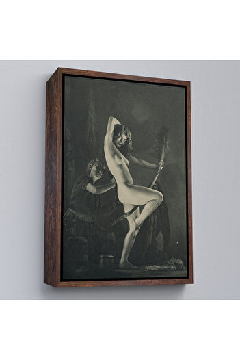 indispensablely Preparation for Shabbat Day with Frame, William Mortensen Halloween - Années 1930 Canvas Print-5282