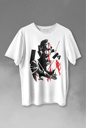 Kendim Seçtim One Piece Roronoa Zoro Poster Printed T-Shirt Unisex T-shirt