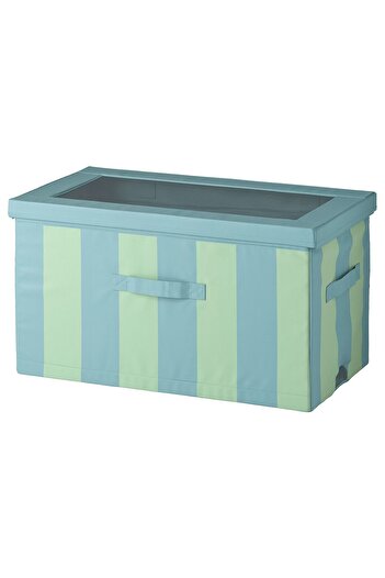 IKEA Blue-Green Box with Lid - 81X45X44 Cm, Height: 44 cm