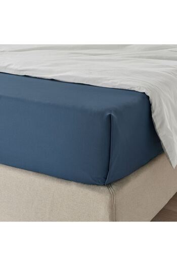 IKEA Double bed sheet, Pure cotton, keeps cool and soft, 240x260 cm