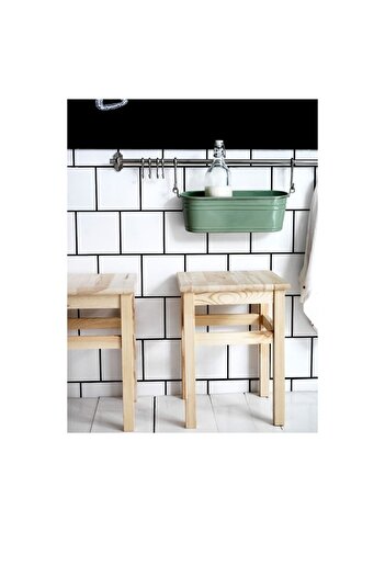 IKEA Oddvar Tabure (çam Ağacından)