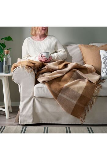 IKEA cover, tv blanket, % wool, 130x170 cm