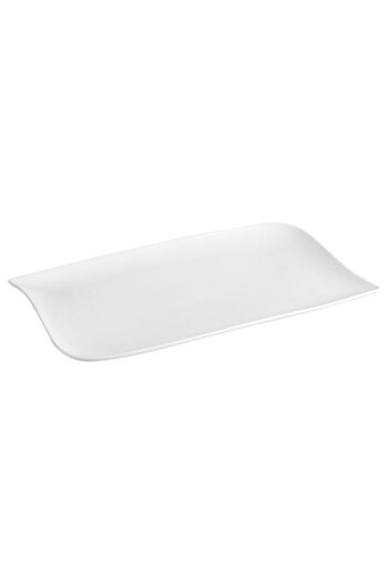 Secret de Gourmet Wave Design Rectangular Shape Dinner Plate 33 x 20cm