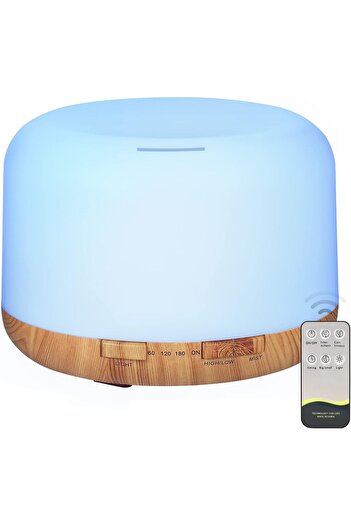 COOYA Mist Humidifier With Timer 500ml, 2 Mist Mode 4 Timers, Waterless Auto Off