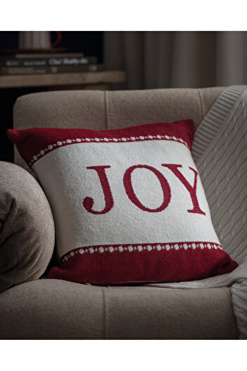 Madame Coco Fjord Throw Pillow Cover - Red/White - 45X45 cm