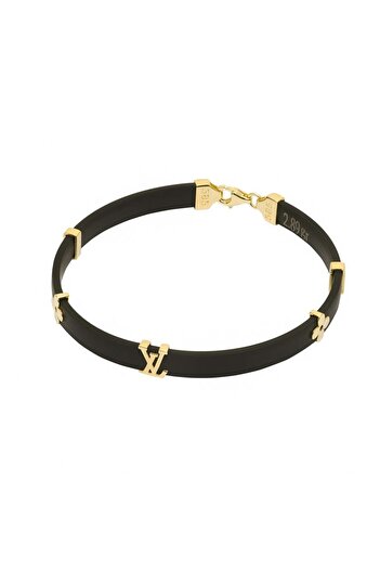 Altın Nesil Louis Vuitton Kauçuk Bileklik