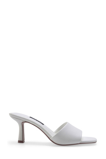 Nine West Pizale 3Fx White Women's Heeled Slippers