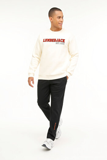 lumberjack ML UNEG 16TY-505 3PR Ekru Erkek Sweatshirt