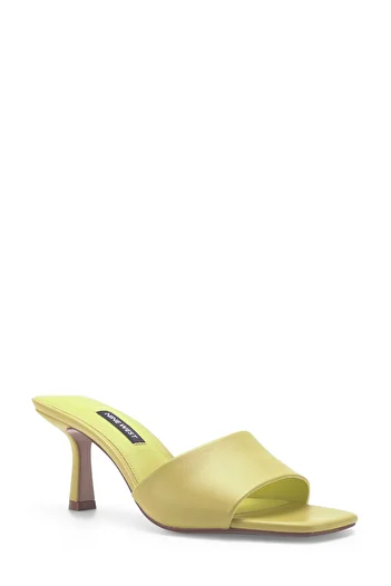 Nine West Pizale 3Fx Yellow Women's Heeled Slippers